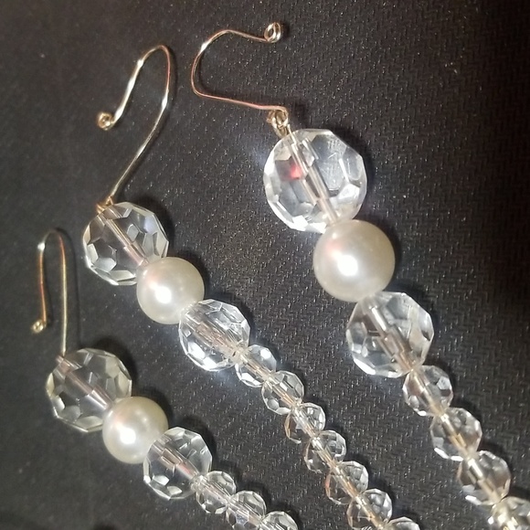 Set of 4 Vintage Handmade Crystal Icicle Christmas Ornaments - Picture 3 of 4